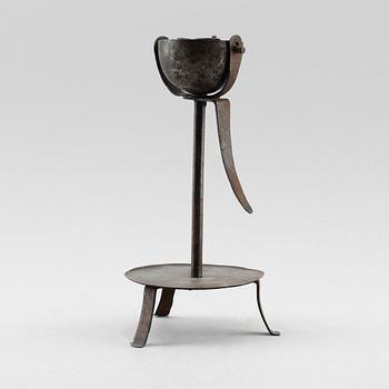 RESEOLJELAMPA, smide, 1700-tal.