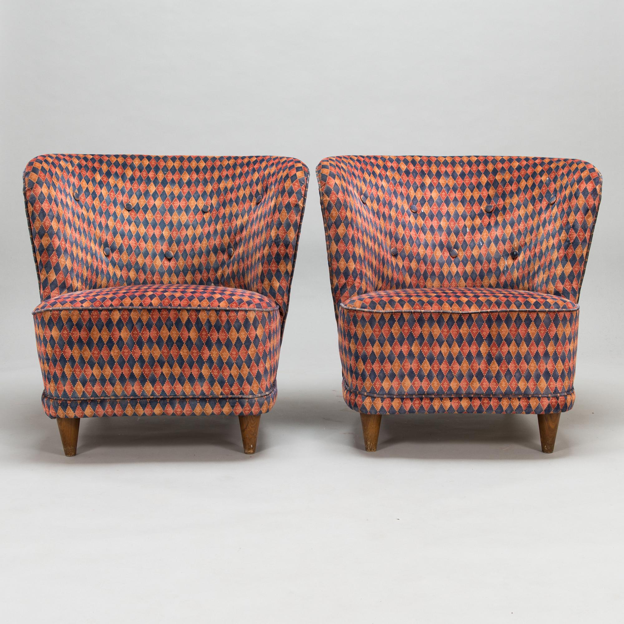 Nojatuolipari, 1950-luku.