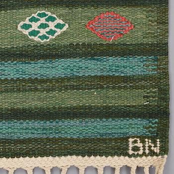 Barbro Nilsson, A CARPET, "Krusbär", tapestry weave, ca 205 x 132,5 cm, signed AB MMF BN.