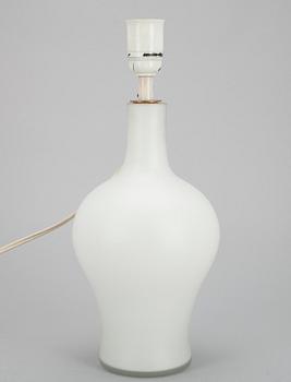 BORDSLAMPA, glas, design, Greta Lisa Jäderholm-Snellman, Iittala 1900-talets mitt.