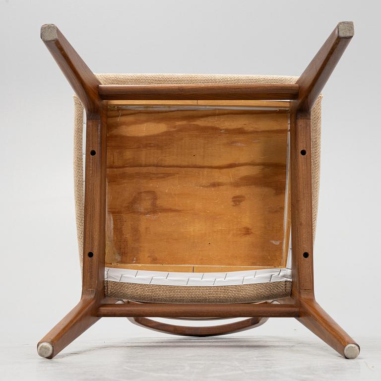 Svante Skogh, matbord samt stolar 4 st Rosetto-serien Abra Möbler 1960-tal.