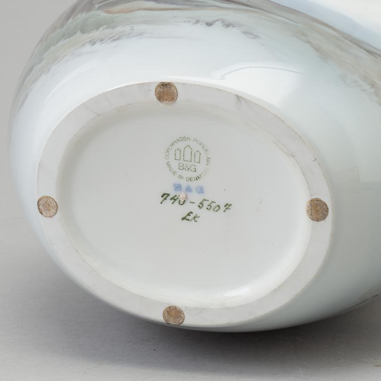 A porcelain vase by Bing & Grøndal, Denmark.