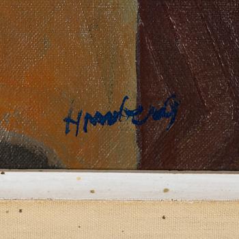 HARRY MOBERG, olja på duk, signerad.