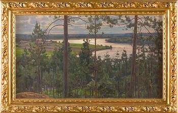 Victor Westerholm, Vy från Kymmene Älv.