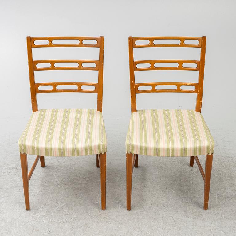 David Rosén, stolar, 6 st, "Futura", Nordiska Kompaniet, 1950-tal.
