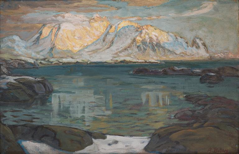 Anna Boberg, Scene from Lofoten.
