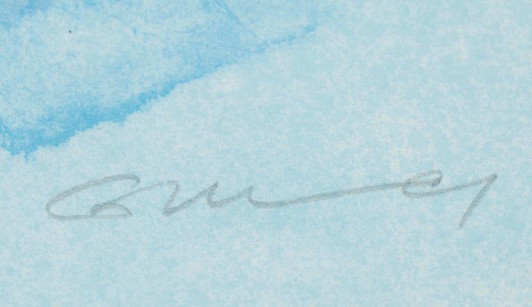 GÖSTA WERNER, 3 st, färglitografier, signerade.