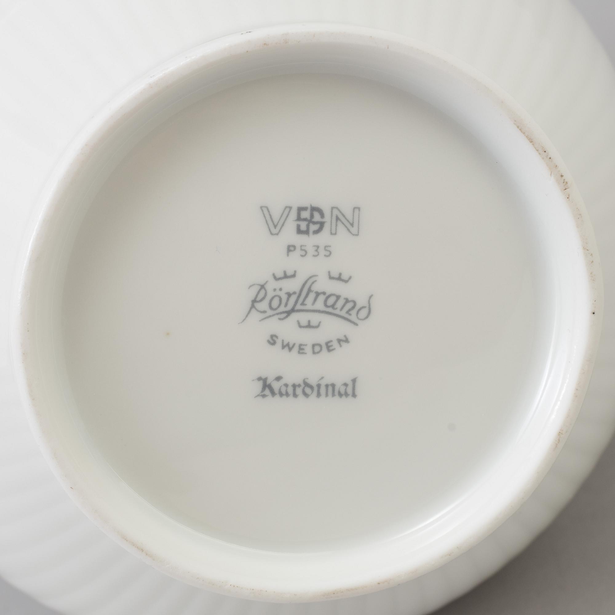 A 123 piece "Kardinal" dinner service.