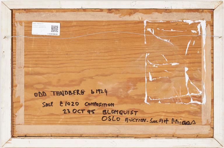 GUNNAR TANDBERG, gouache, signerad.