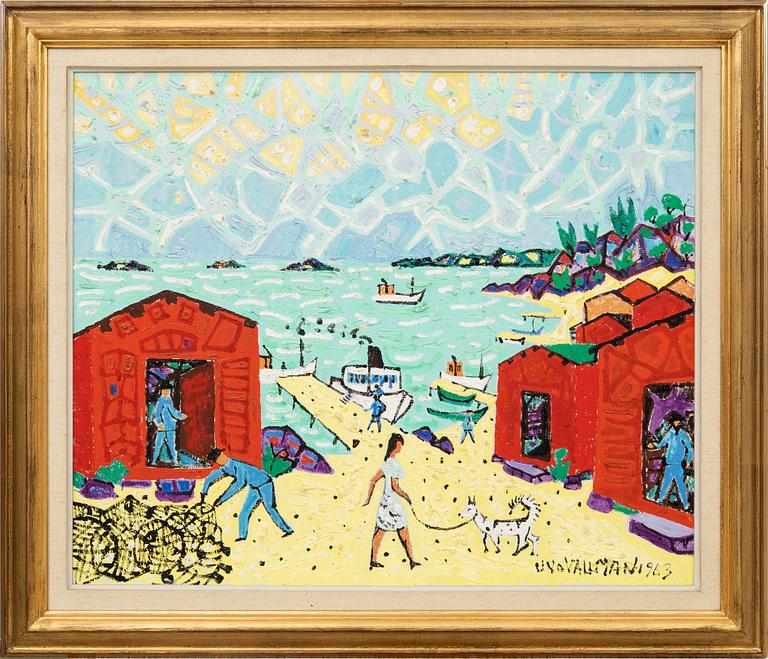 Uno Vallman, Fiskeläge.