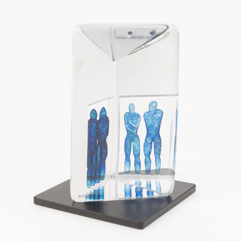 Bertil Vallien, glasskulptur, Kosta.