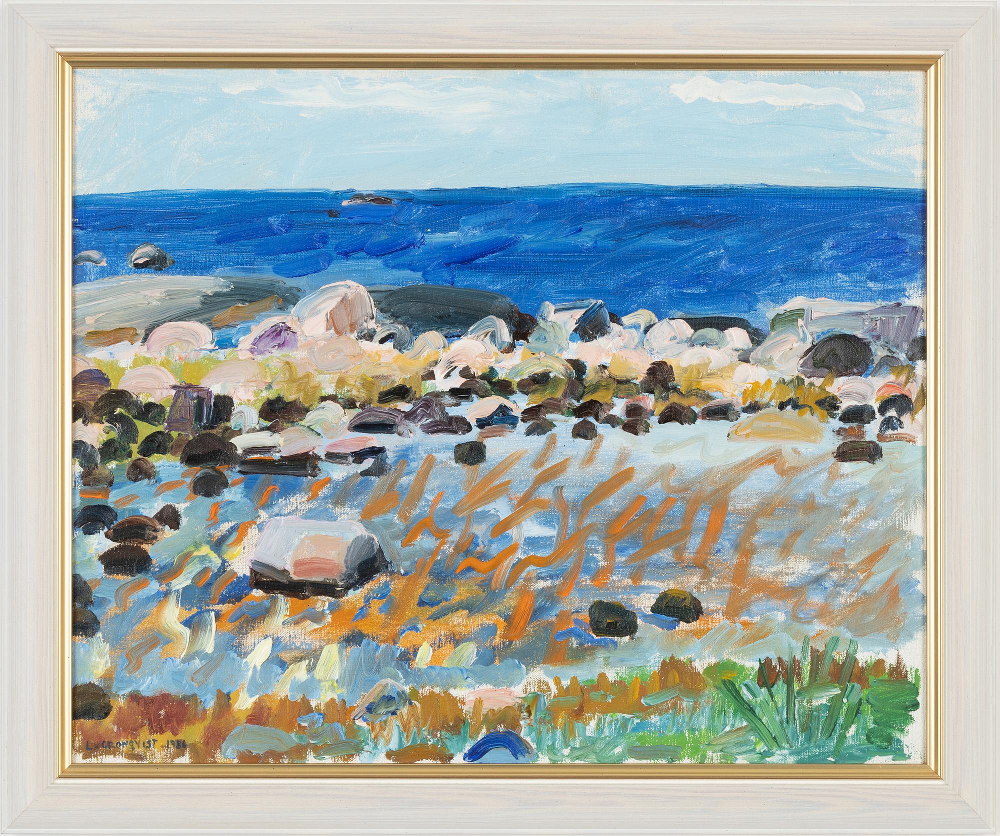 Lena Cronqvist, oil on canvas, signed and dated -86.