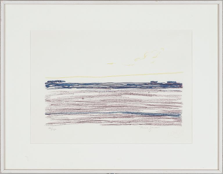 RUNE JANSSON, färglitografi, signerad, numrerad 116/120.