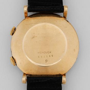 Jaeger-LeCoultre - Memovox. Manual winding. Gold. 1950/60s. 34mm. Case number. 591205 P.