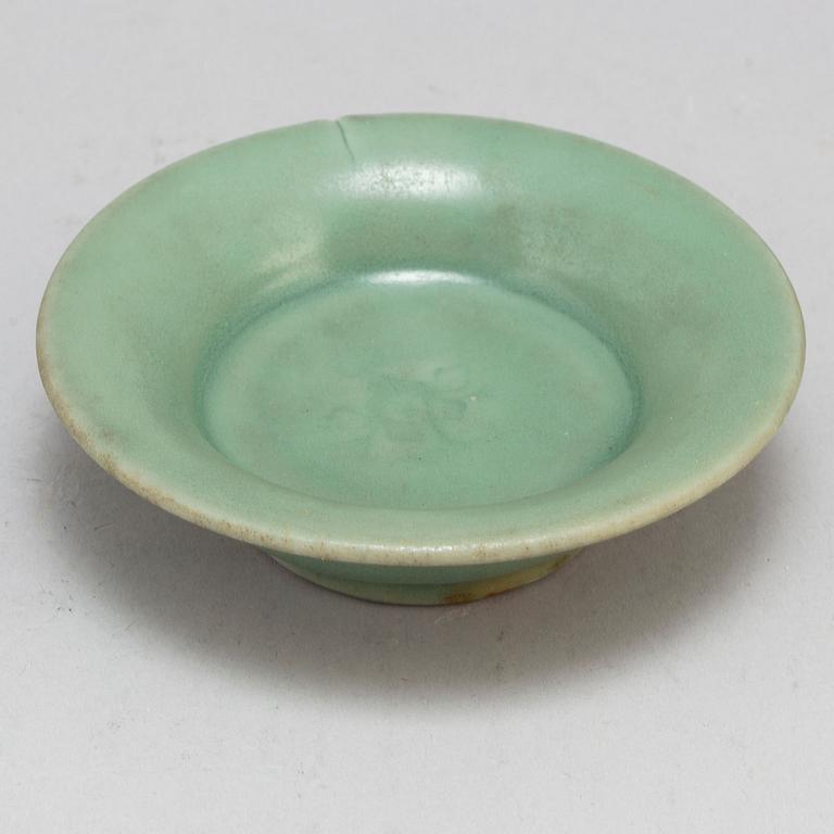 A celadon dish, Ming dynasty, (1368-1644).