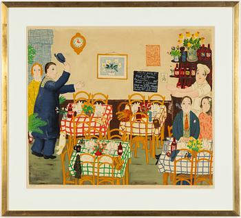 Lennart Jirlow, "Restauranginteriör".