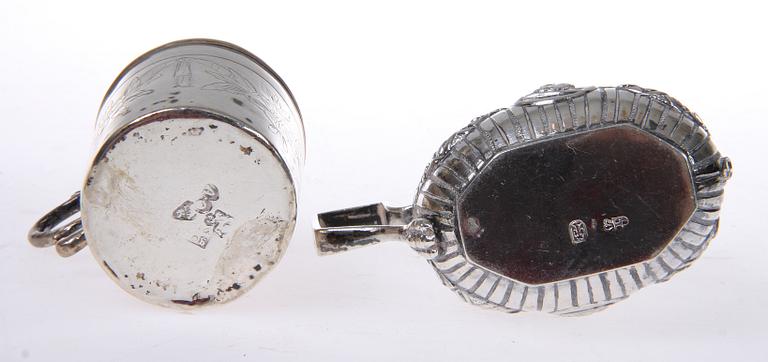 PARTI SILVER, 16 delar, bl a England, 1900-tal. Tot 438 gr.