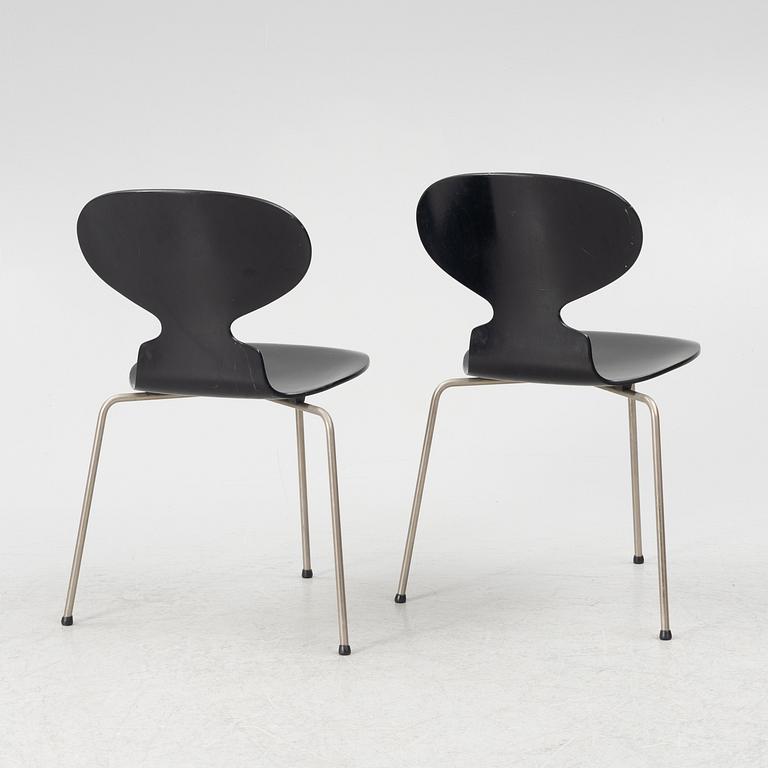 Arne Jacobsen, stolar 6 st, "Myran", Fritz Hansen, Danmark.