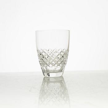 Vicke Lindstrand, glass service, "Blues", Kosta (45 pieces).