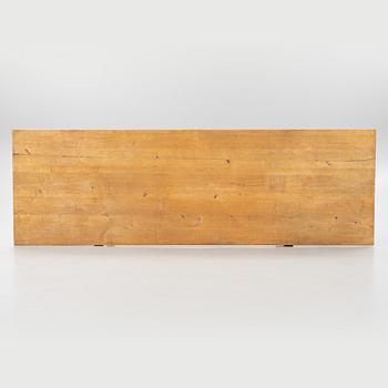 A birch dining table, Sven Larsson Möbelshop, late 20th Century.
