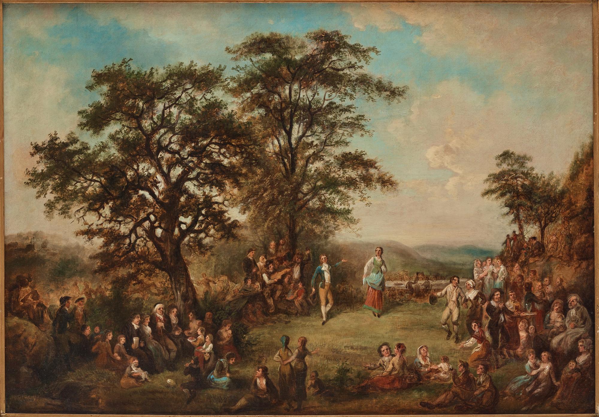 Elias Martin, ”En National glädjebetygelse vid Hans Kongl. Höghet Kronprinsens Födelse”.