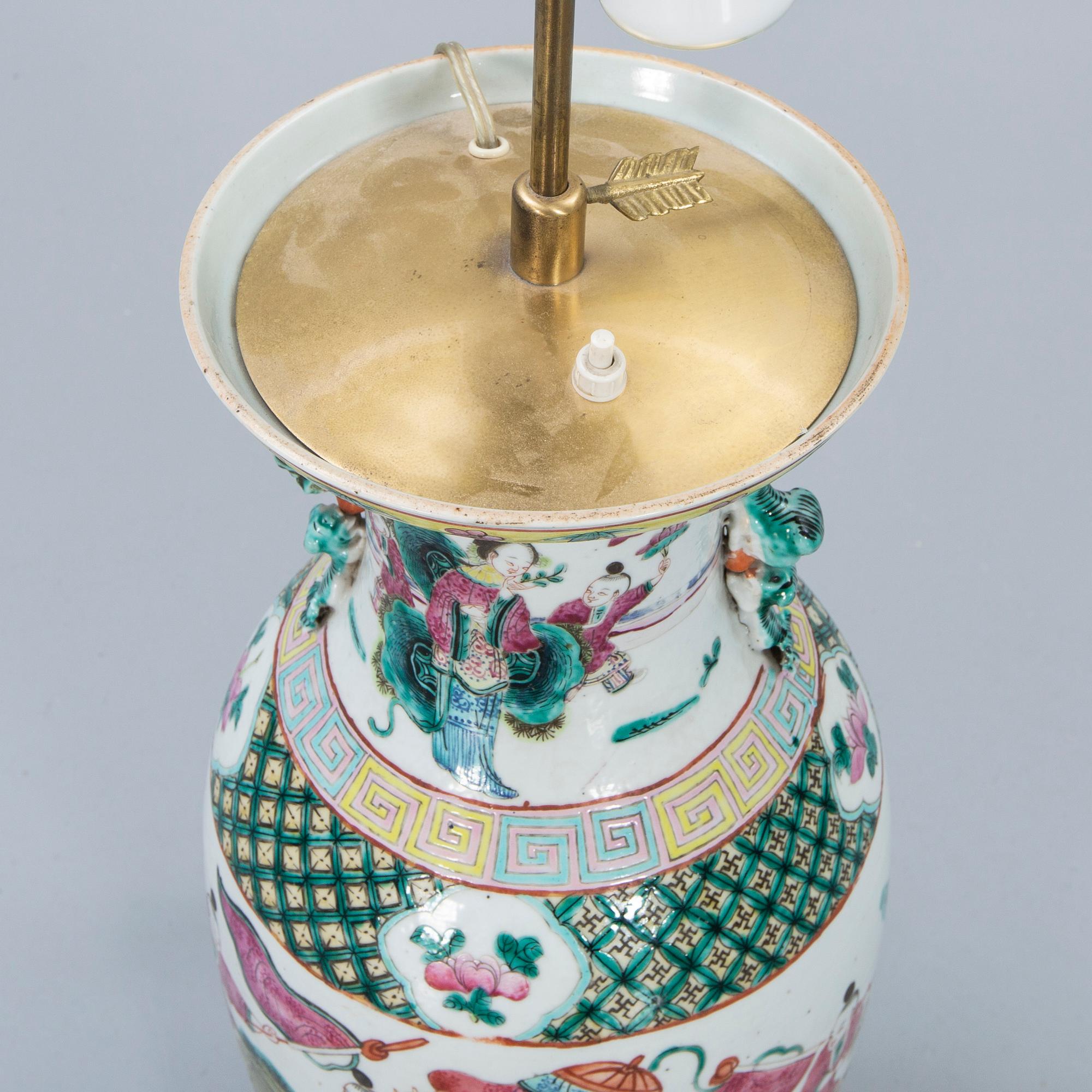 Bordslampa Kina 18/1900-tal.