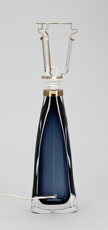 LAMPA, glas, Carl Fagerlund, Orrefors, 1900-tal.