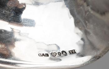 VASER, 2st, silver, GAB, Stockholm, 1925 resp 1958. Tot vikt ca 538g.