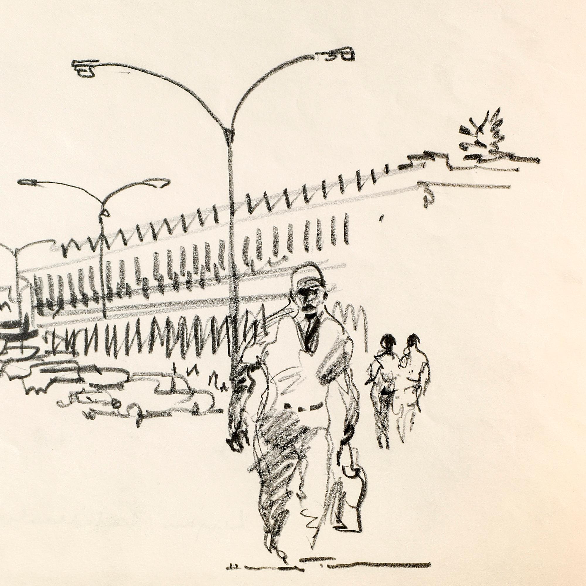 Henrik Tikkanen, teckningar 8 st signerade, några daterade 1977.
