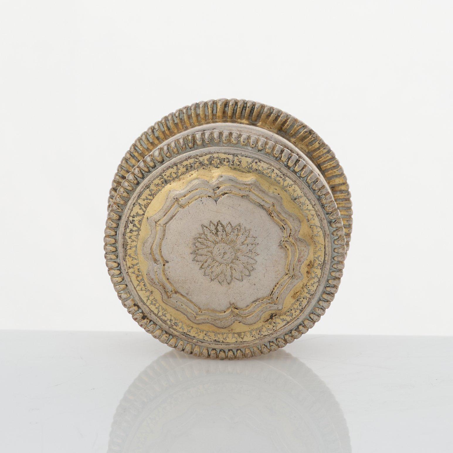 Petter Wirgman, luktdosa, silver, Göteborg (verksam 1733-1739).