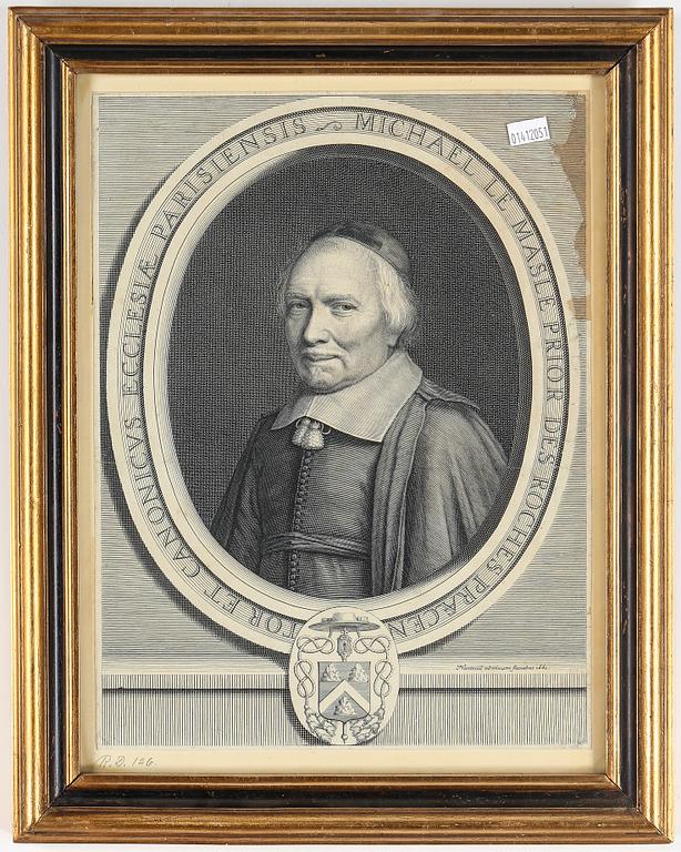 ROBERT NANTEUIL, gravyr, 1661.