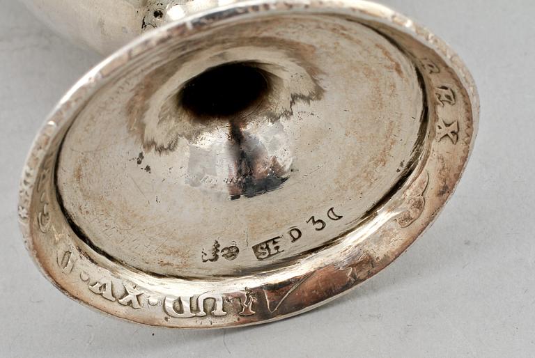 PARTI SILVER, 8 delar, silver, 1800/1900-tal. Vikt 350 gram.