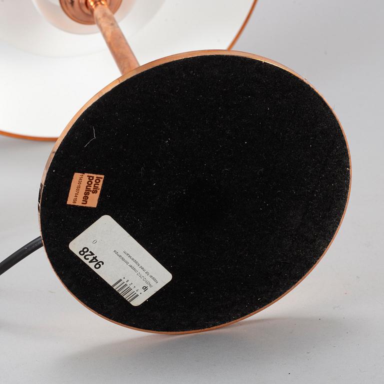 POUL HENNINGSEN, a '31/2-21/2' copper table lamp, Louis Poulsen Denmark.