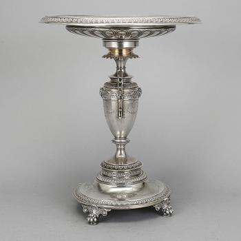 UPPSATSSKÅL, silver, firma Gustav Möllenborg, Stockholm, 1880.