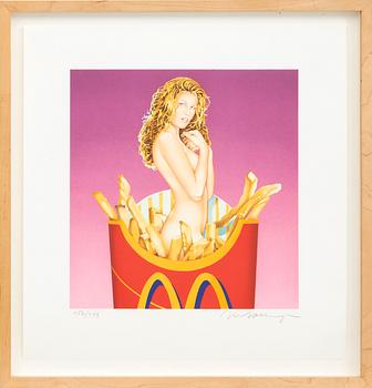 Mel Ramos, litografi signerad och numrerad 459/499.