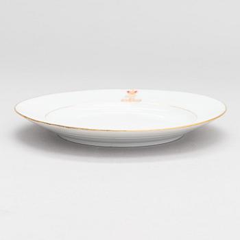 Plate, Imperial Porcelain Factory, Saint Petersburg, period Nicholas II (1868-1918), Russia.