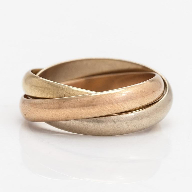 must de Cartier, Ring "Trinity", 18K guld.