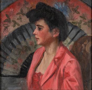 Ingrid Ruin, oil on canvas, signed and dated -07.