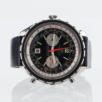 ARMBANDSUR, stål, Breitling Navitimer Chrono-Matic, ca 1970-tal.