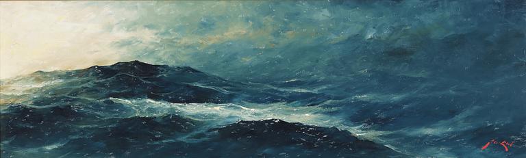 Axel Lind, oil on canvas, signed.