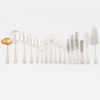 A Swedish Silver Cutlery, model "Svensk", GAB, including Eskilstuna 1999 (205 pieces).