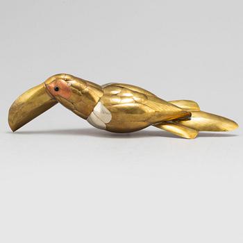 SERGIO BUSTAMENTE, tillskriven, skulptur, mässing och koppar, omkring 1970.