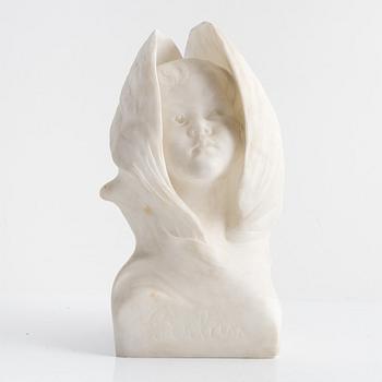 Verner Åkerman, sculpture, alabaster, "Perlan".