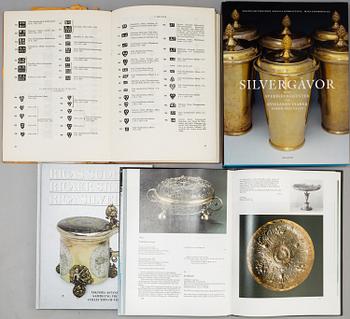 BOOKS, 8 vil. About silver.