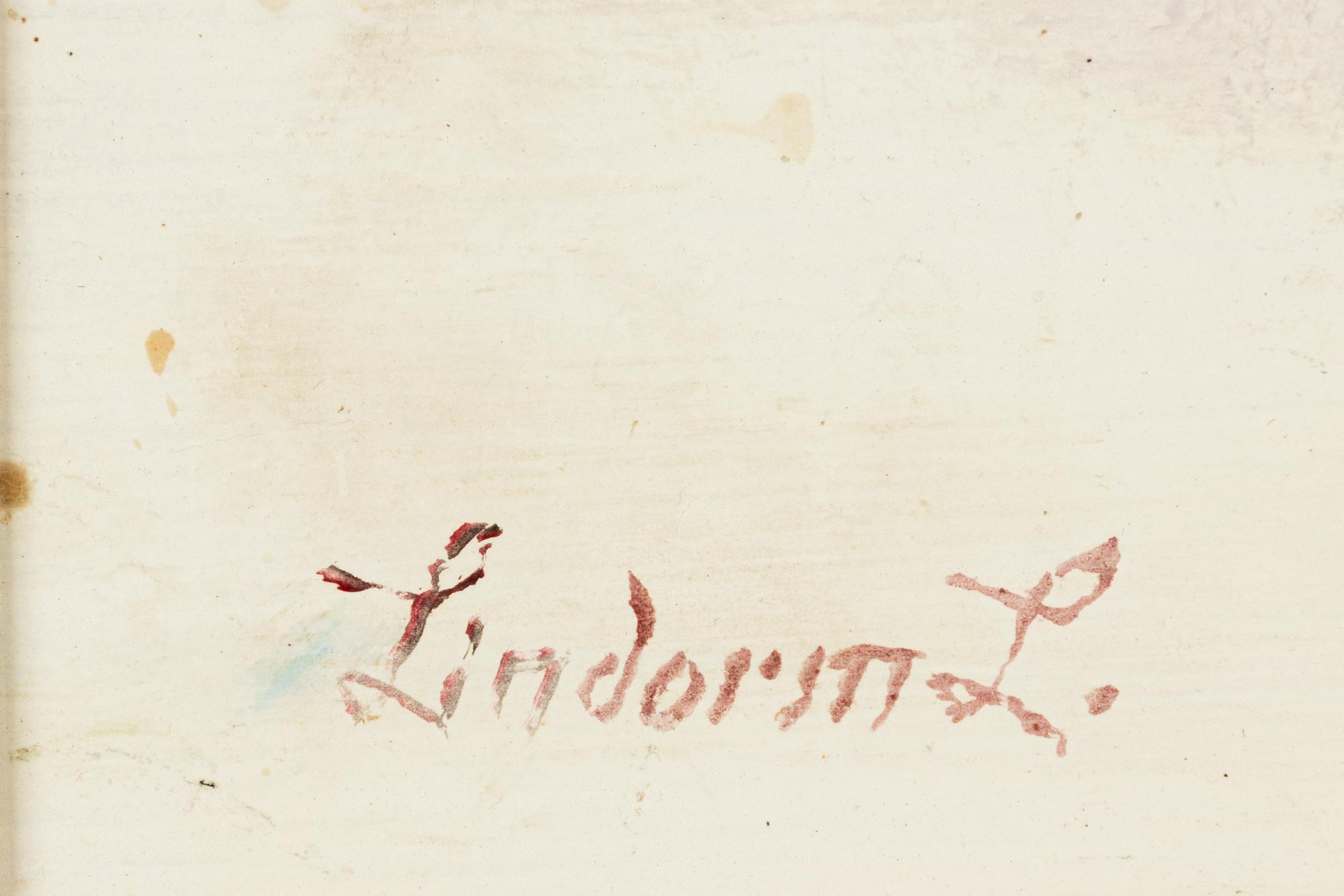 Lindorm Liljefors, Räv med byte.