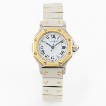 Cartier, Santos Ronde, wristwatch, 24 mm.