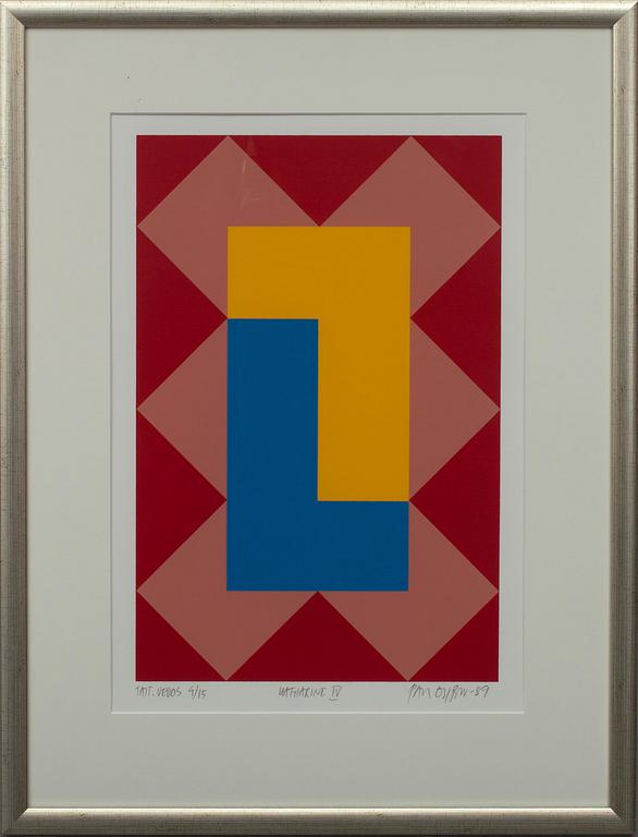 PAUL OSIPOW, serigrafi, sign. och dat. - 89.