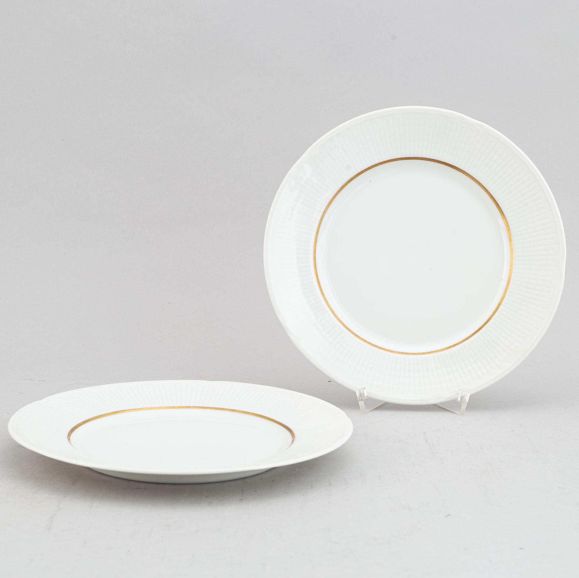 Louise Adelborg, Mat, kaffe- och teservis, Porslin, 110 delar, "Swedish Grace"/"Nationalservisen", Rörstrand.
