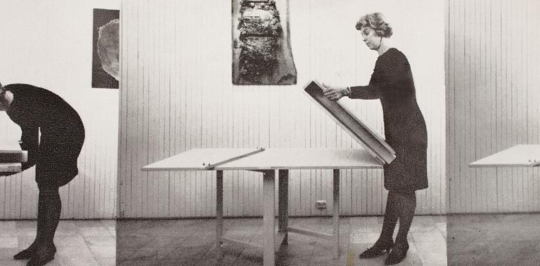 SLAGBORD, "Maria Flap", Bruno Mathsson, Mathsson International, Värnamo, formgivet 1936.