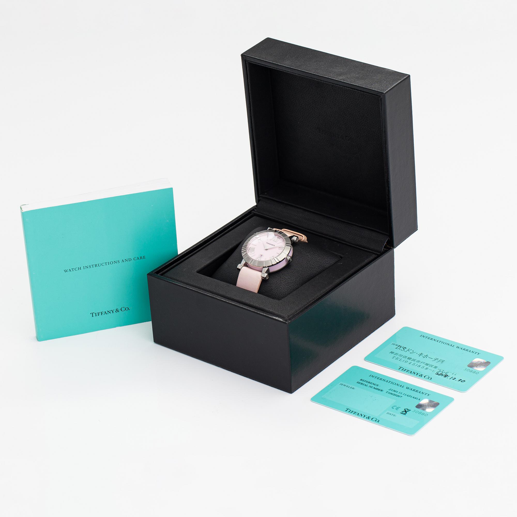 Tiffany & Co, Atlas Satin belt, armbandsur, 36 mm.
